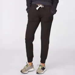 MONROW Supersoft Fleece Girlfriend Sweats FADEDBLACK Clearance